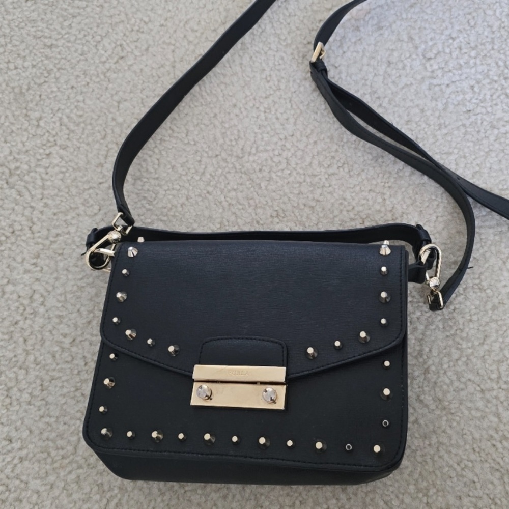 Furla leather studded crossbody - Picture 5 of 6